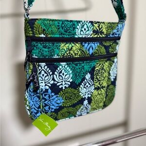 Vera Bradley Green and Blue Crossbody Bag